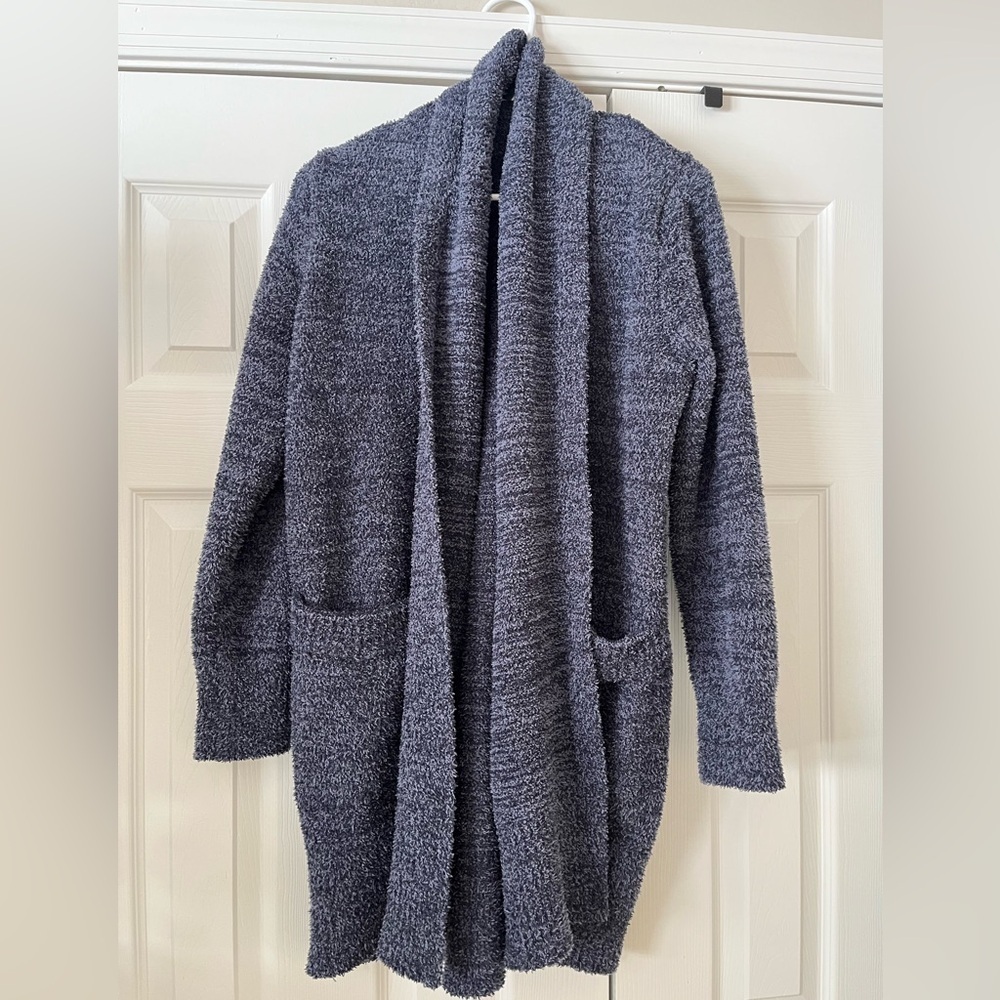 Barefoot Dreams Cardigan Sweater Blue XS